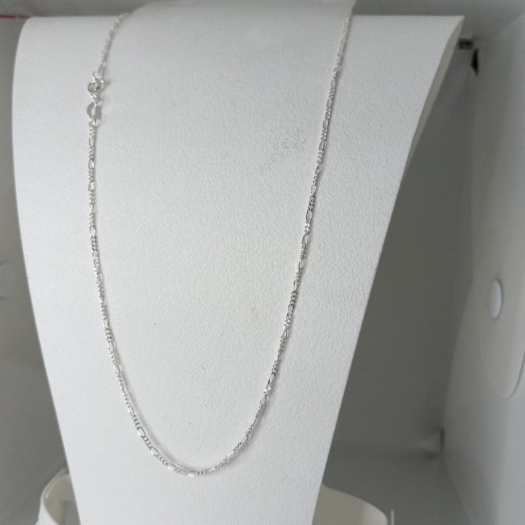 CADENA TEJIDO 3X1 PLATA .925 55 CM 2.3 GR (NUEVO)