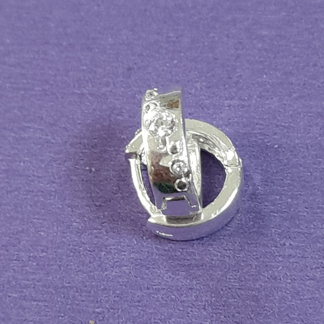 ARRACADAS C/CIRCONIAS PLATA .925 2.5 GR (NUEVO)