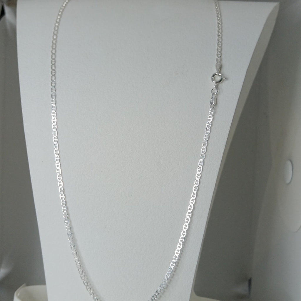 CADENA TEJIDO GUCHI PLATA .925 60 CM 3.8 GR (NUEVO)