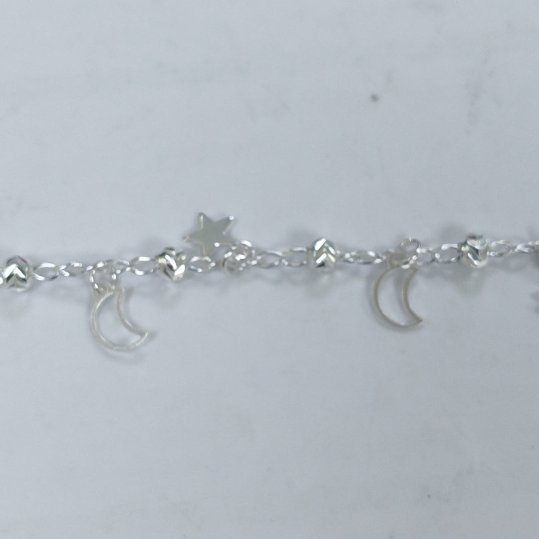 PULSERA TEJIDO TEJIDO ESPECIAL PLATA .925 18 CM 3.1 GR (NUEVO)