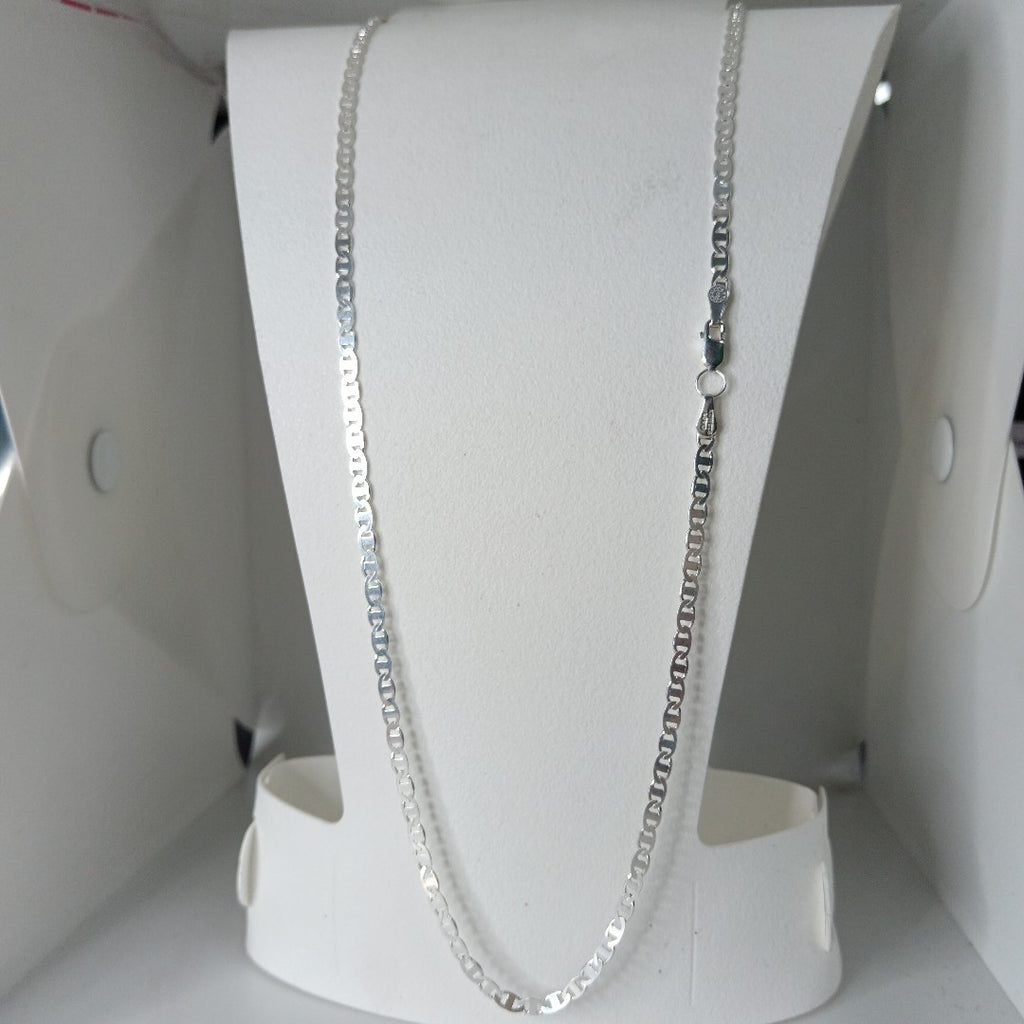 CADENA TEJIDO GUCHI PLATA .925 55 CM 9.1 GR (NUEVO)