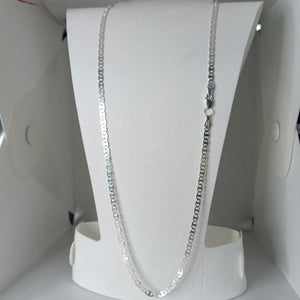 CADENA TEJIDO GUCHI PLATA .925 55 CM 9.1 GR (NUEVO)