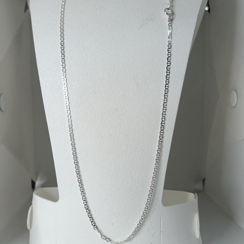 CADENA TEJIDO GUCHI PLATA .925 55 CM 3.5 GR (NUEVO)