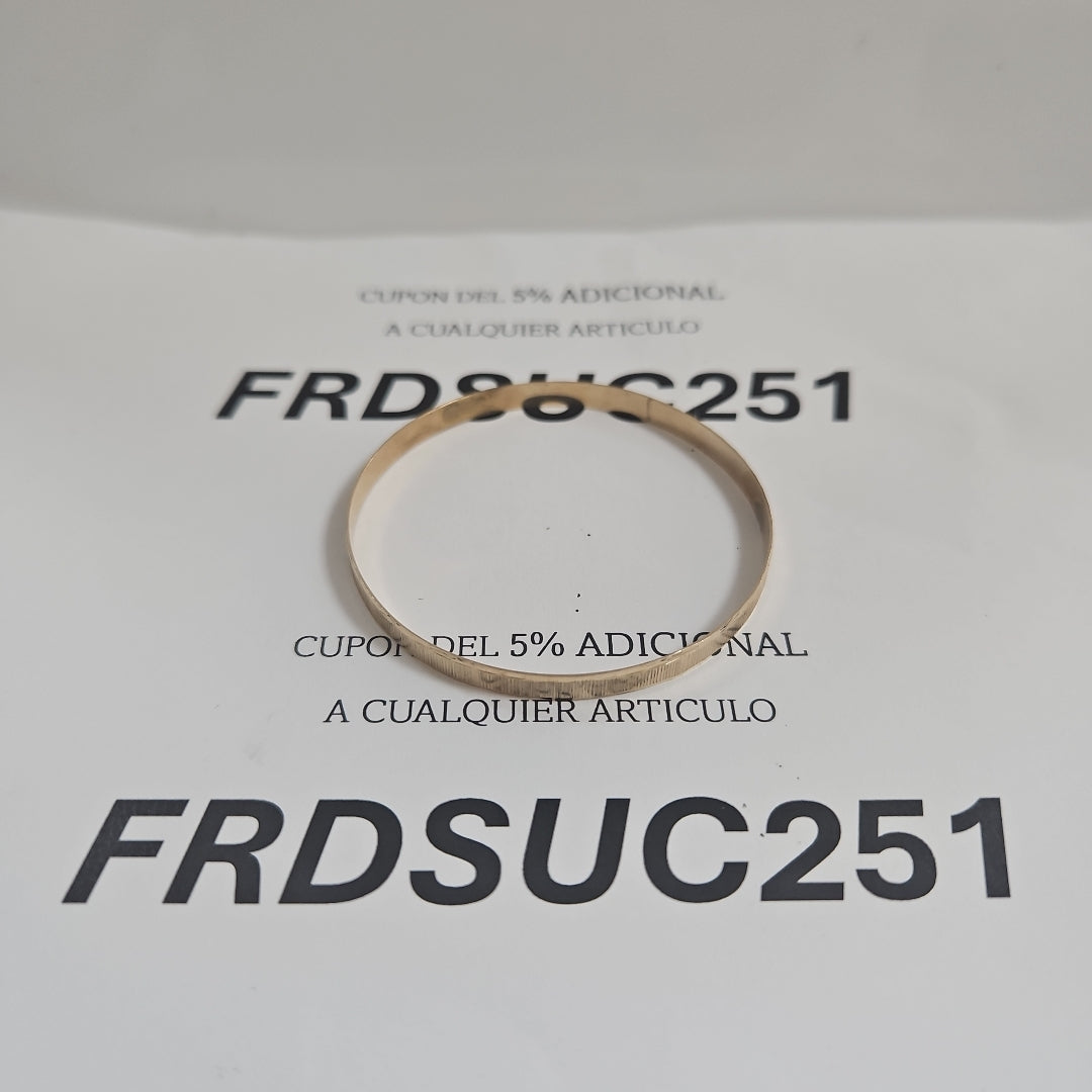 PULSERA RIGIDA ORO 10 K 4.2 GRMS (SEMINUEVO)