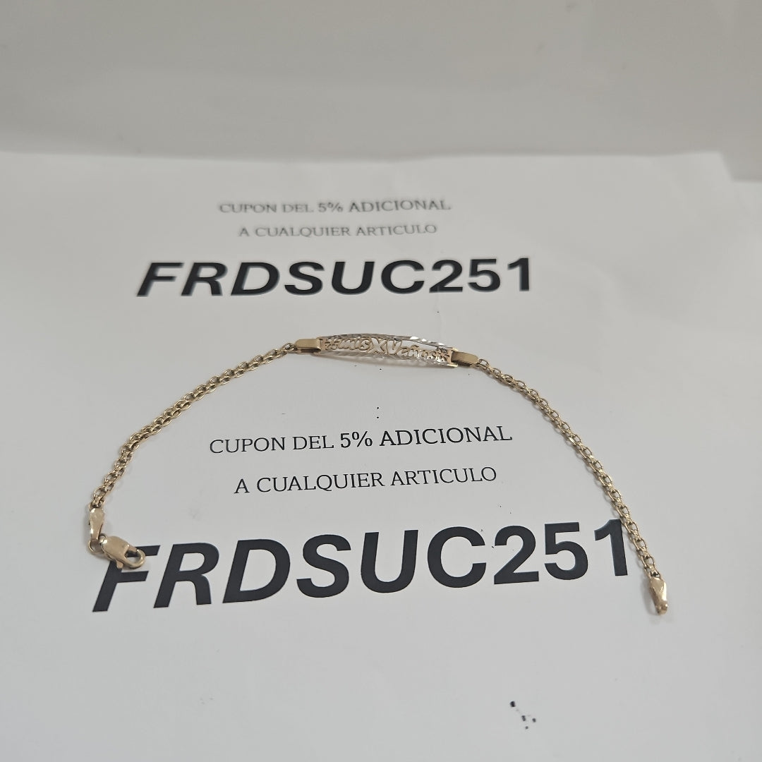 ESCLAVA ORO 10 K 2.4 GRMS (SEMINUEVO)