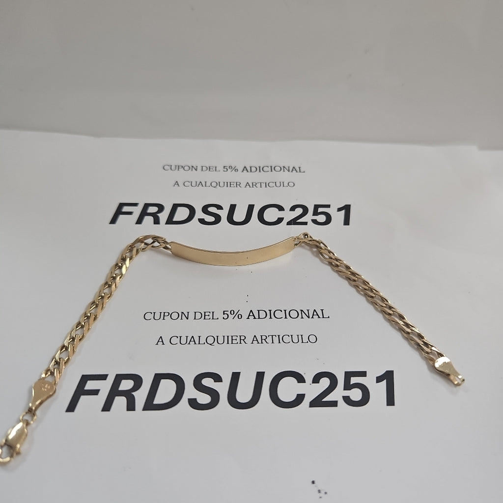 ESCLAVA ORO 10 K 9.3 GRMS (SEMINUEVO)