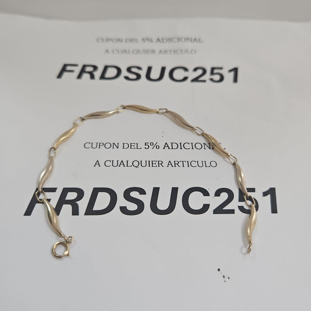 PULSERA ORO 14 K 2,40 GRMS (SEMINUEVO)
