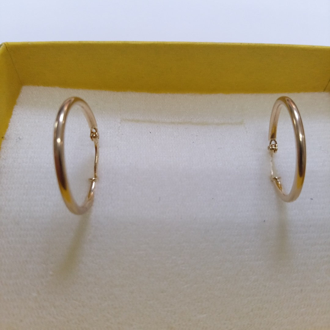 ARRACADAS PAR ORO 14 K 1.6 GRMS (SEMINUEVO)