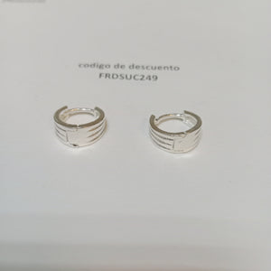 ARRACADAS PLATA .925 2.8 GR (NUEVO)