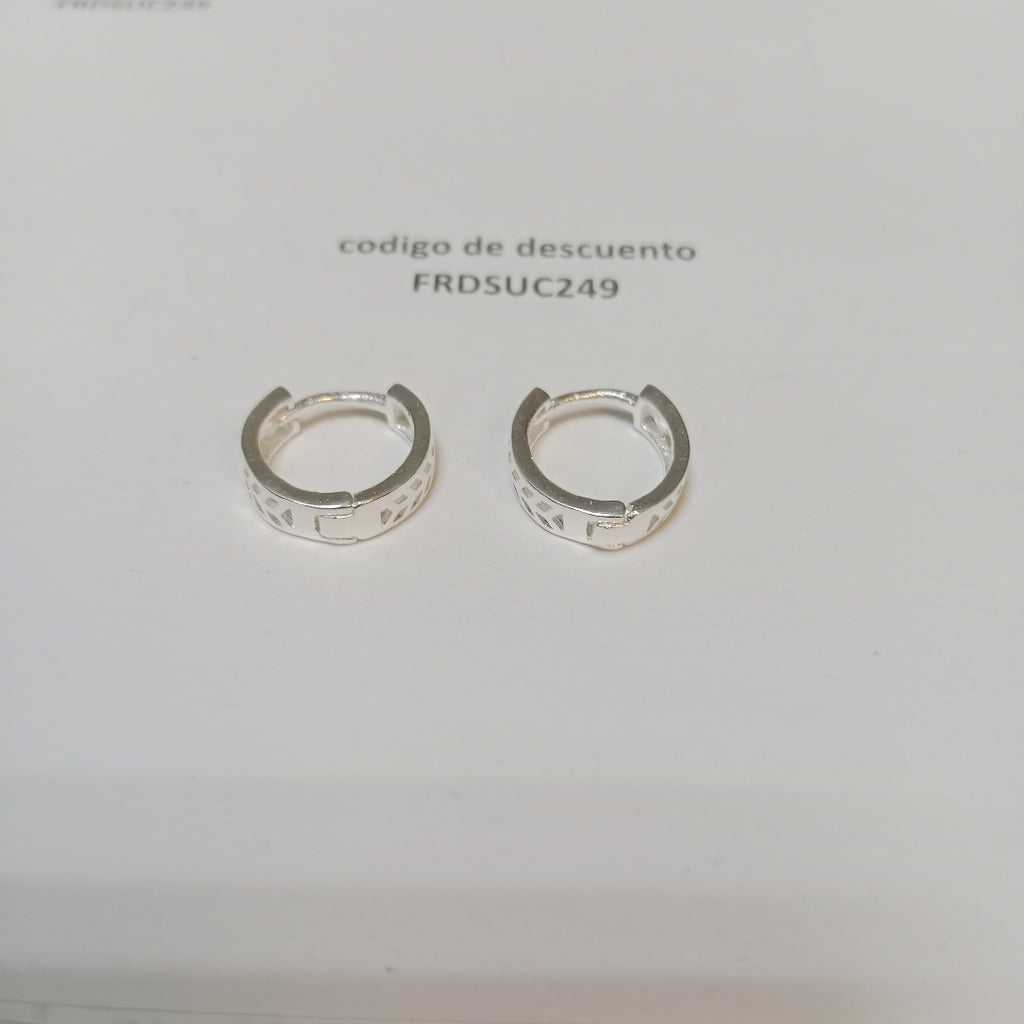 ARRACADAS PLATA .925 2.5 GR (NUEVO)