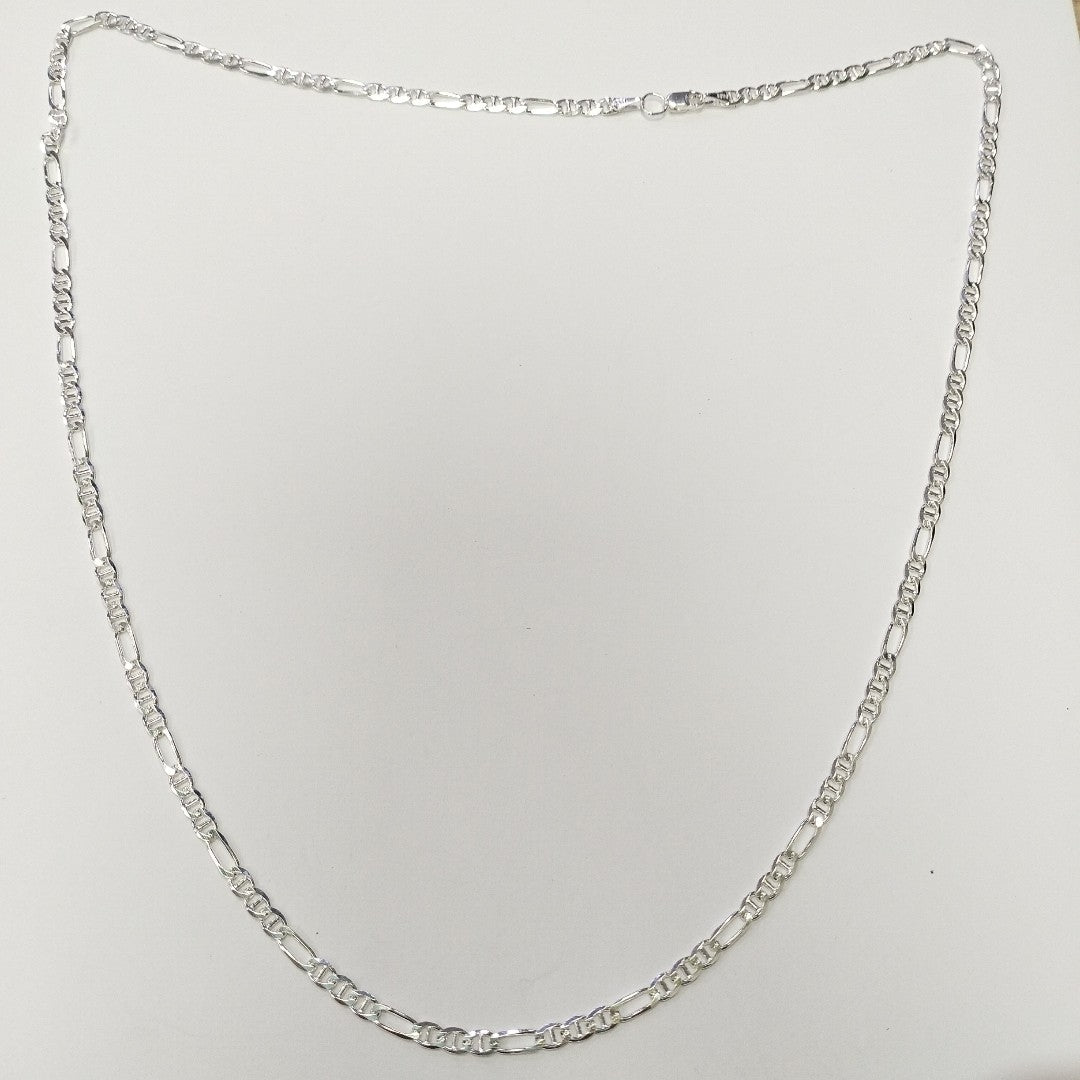 CADENA TEJIDO 3X1 PLATA .925 60 CM 8.3 GR (NUEVO)