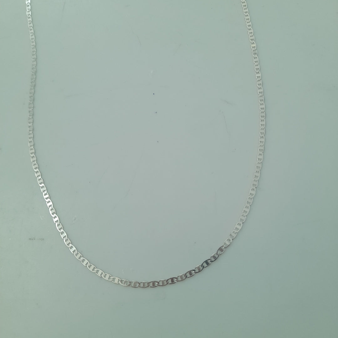 CADENA TEJIDO ESPEJO PLATA .925 55 CM 4 GR (NUEVO)
