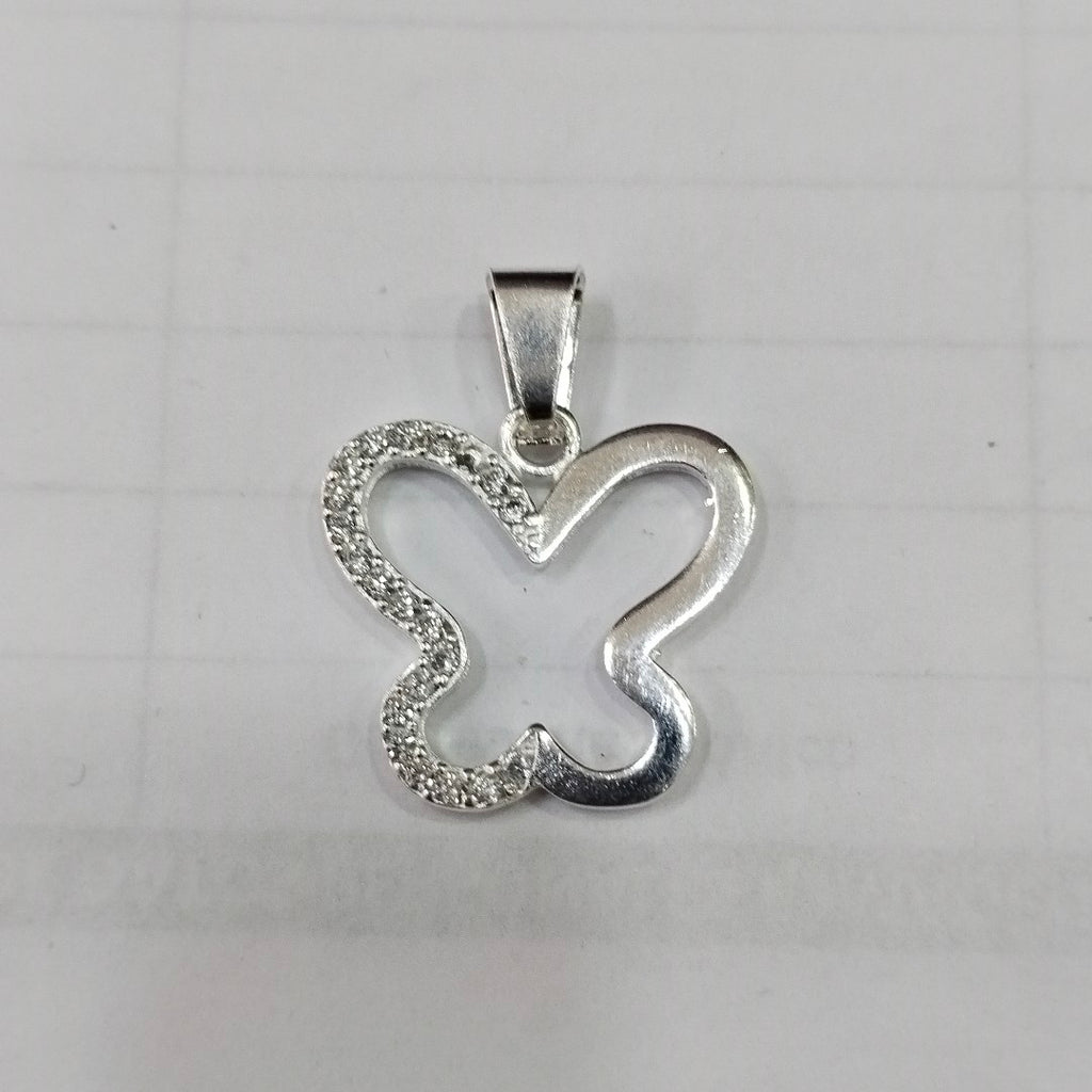 DIJE MARIPOSA C/CIRCONIAS PLATA .925 2.4 GR (NUEVO)