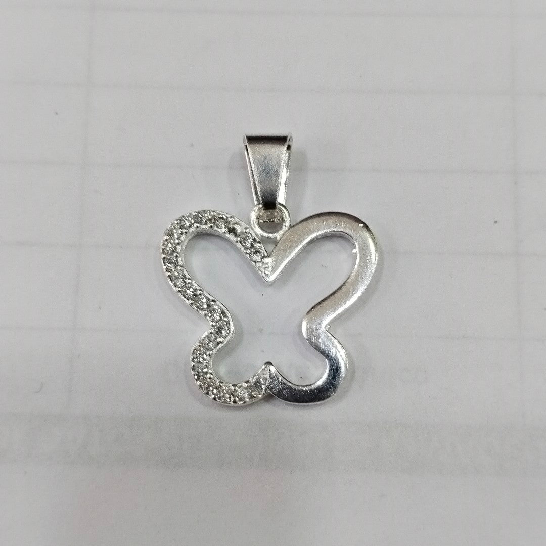 DIJE MARIPOSA C/CIRCONIAS PLATA .925 2.4 GR (NUEVO)