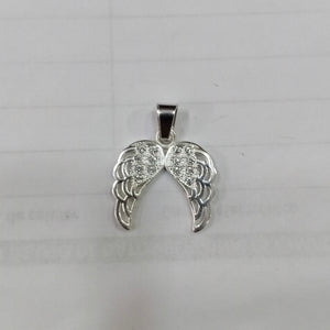 DIJE ALAS C/CIRCONIAS PLATA .925 2.2 GR (NUEVO)