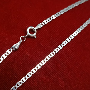 CADENA TEJIDO ESPEJO PLATA .925 55 CM 3.9 GR (NUEVO)