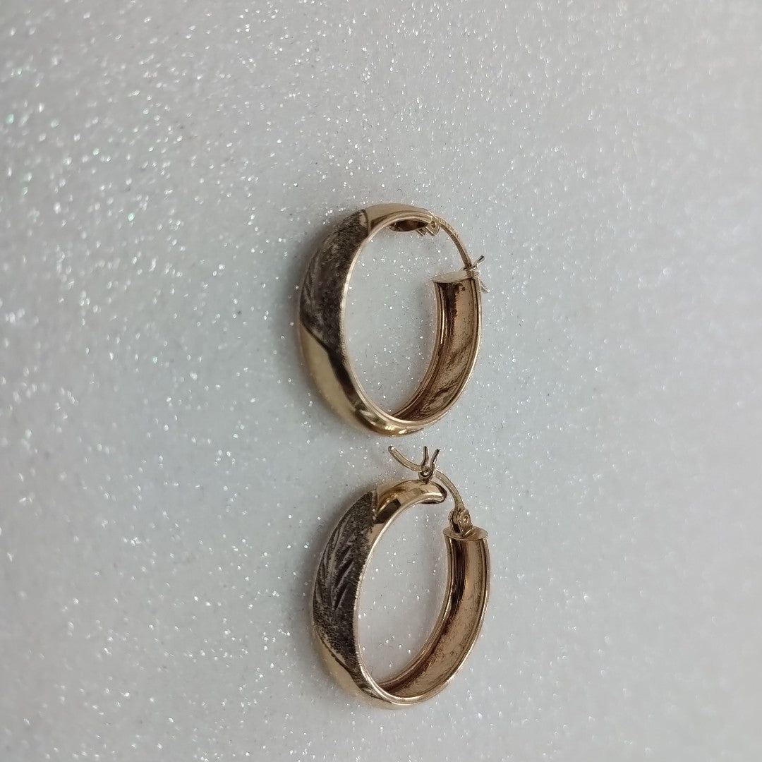 ARRACADAS PAR ORO 14 K 3.6 GRMS (SEMINUEVO)
