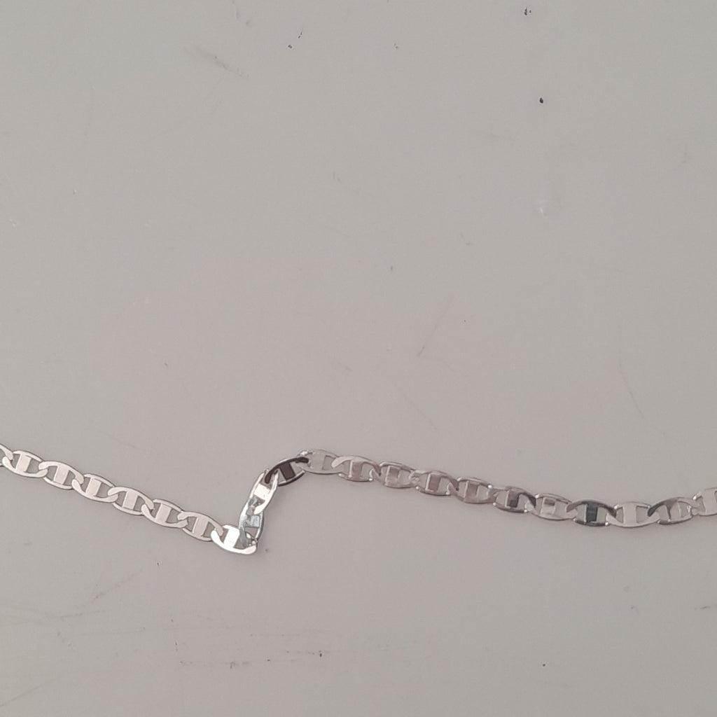 CADENA TEJIDO ESPEJO PLATA .925 55 CM 4 GR (NUEVO)