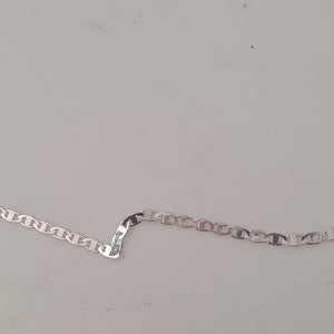 CADENA TEJIDO ESPEJO PLATA .925 55 CM 4 GR (NUEVO)