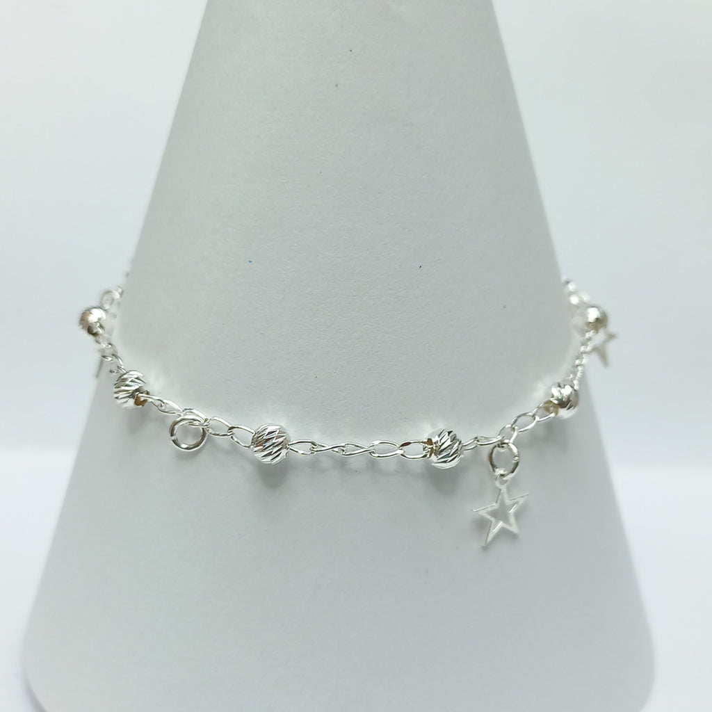PULSERA TEJIDO ESPECIAL PLATA .925 18 CM 2.6 GR (NUEVO)