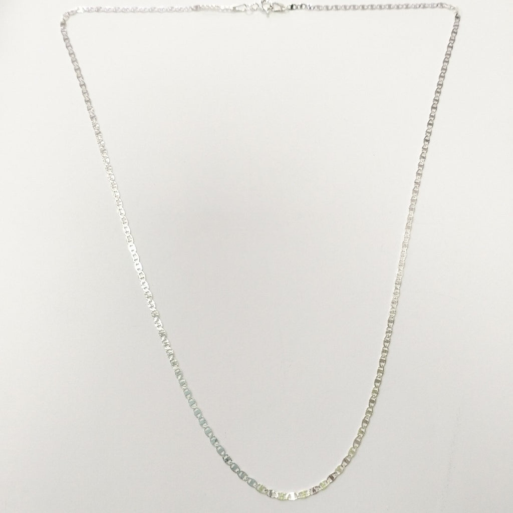 CADENA TEJIDO ESPEJO PLATA .925 55 CM 3.8 GR (NUEVO)