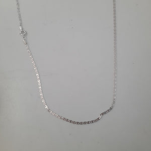 CADENA TEJIDO ESPEJO PLATA .925 55 CM 4.2 GR (NUEVO)