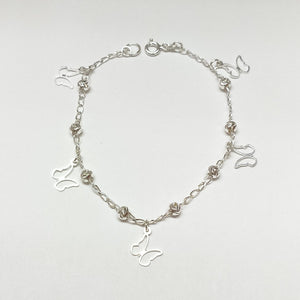 PULSERA TEJIDO ESPECIAL PLATA .925 18 CM 2.8 GR (NUEVO)
