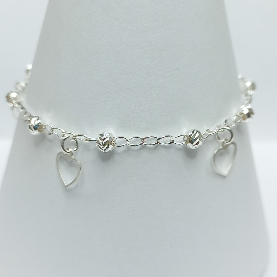PULSERA TEJIDO ESPECIAL PLATA .925 18 CM 2.7 GR (NUEVO)