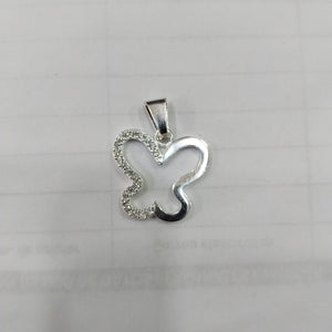 DIJE MARIPOSA C/CIRCONIAS PLATA .925 2.3 GR (NUEVO)