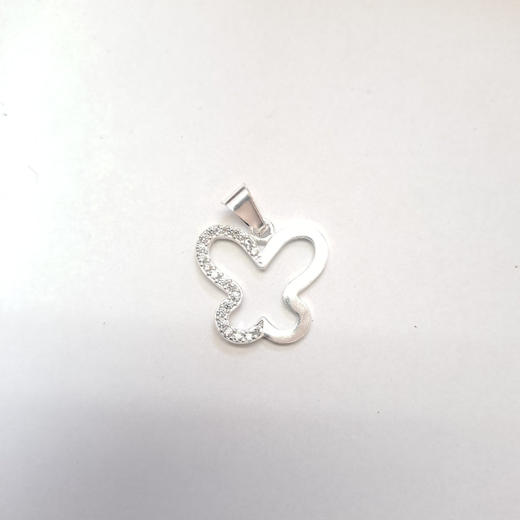 DIJE MARIPOSA C/CIRCONIAS PLATA .925 2.3 GR (NUEVO)
