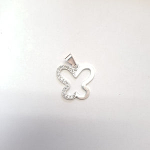 DIJE MARIPOSA C/CIRCONIAS PLATA .925 2.3 GR (NUEVO)