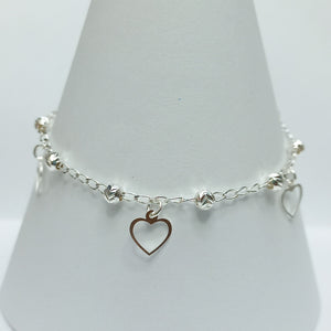 PULSERA TEJIDO ESPECIAL PLATA .925 18 CM 2.7 GR (NUEVO)