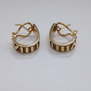 ARETES PAR ORO 14 K 8.7 GRMS (SEMINUEVO)