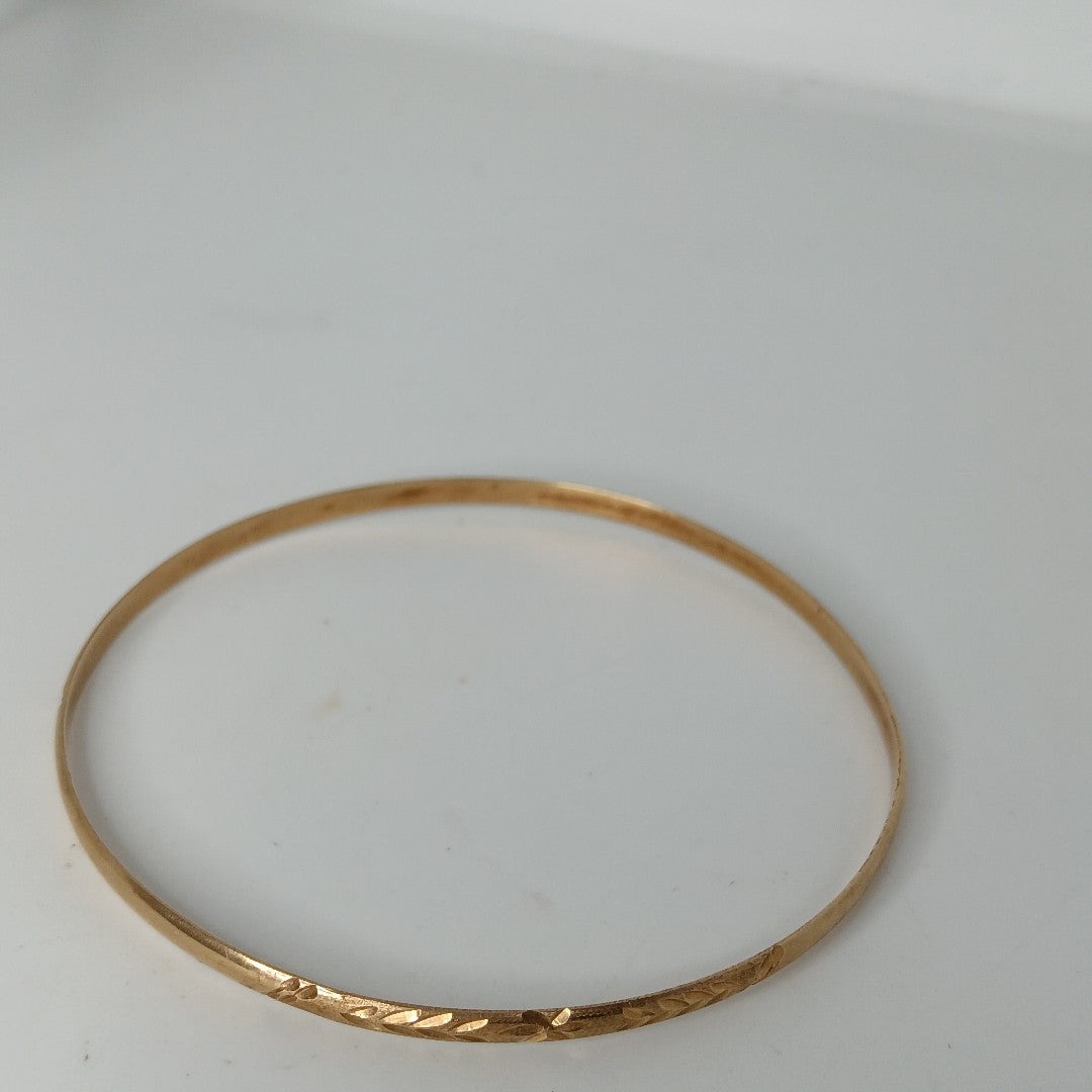 PULSERA RIGIDA ORO 10 K 6.4 GRMS (SEMINUEVO)