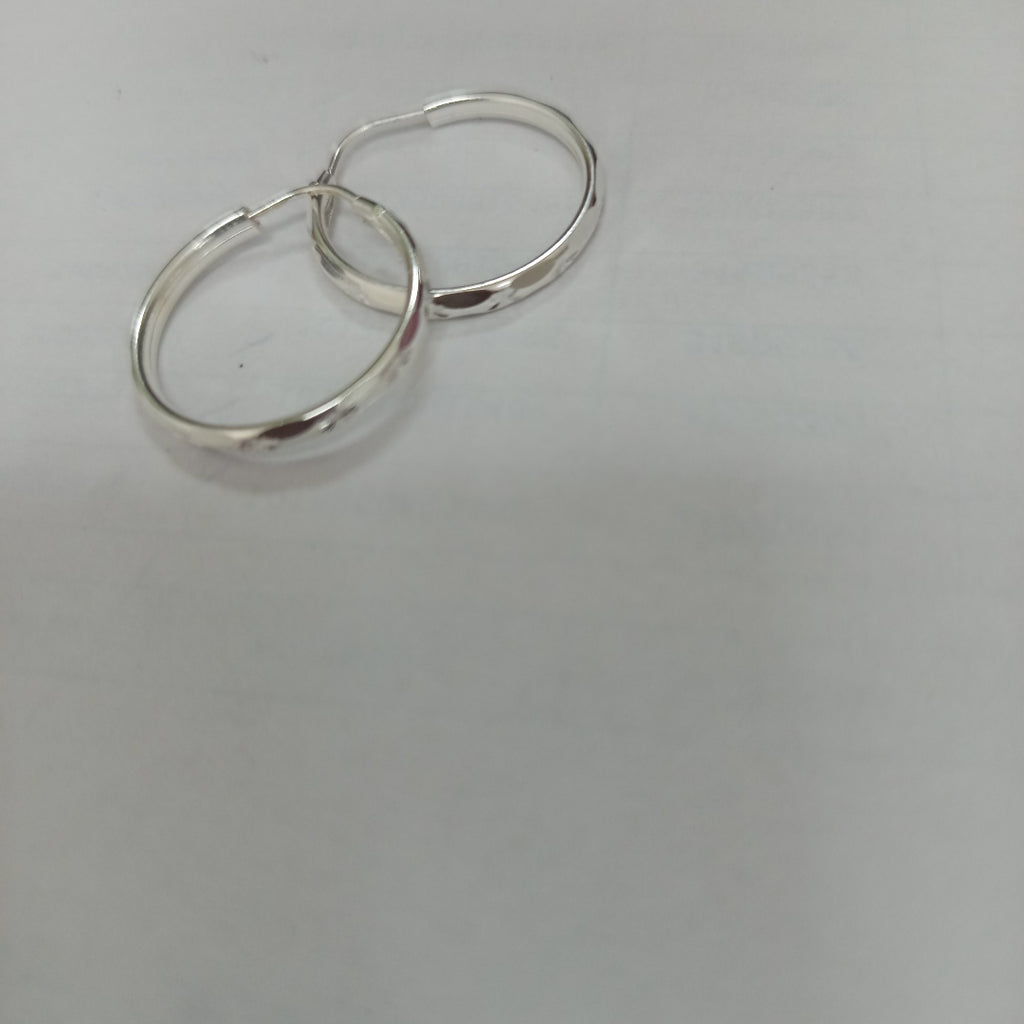 PAR ARRACADAS FACETADA PLATA .925 2.1 GR (NUEVO)