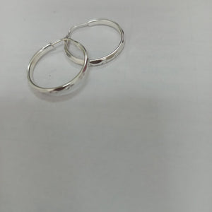 PAR ARRACADAS FACETADA PLATA .925 2.1 GR (NUEVO)