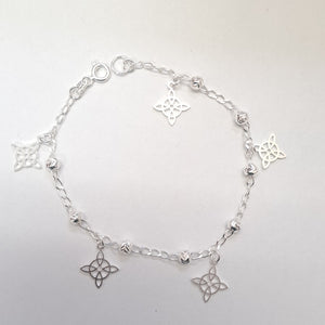 PULSERA TEJIDO ESPECIAL PLATA .925 18 CM 3.1 GR (NUEVO)