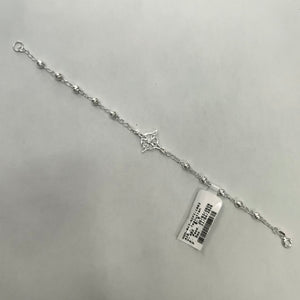 PULSERA TEJIDO ESPECIAL PLATA .925 18 CM 2.9 GR (NUEVO)
