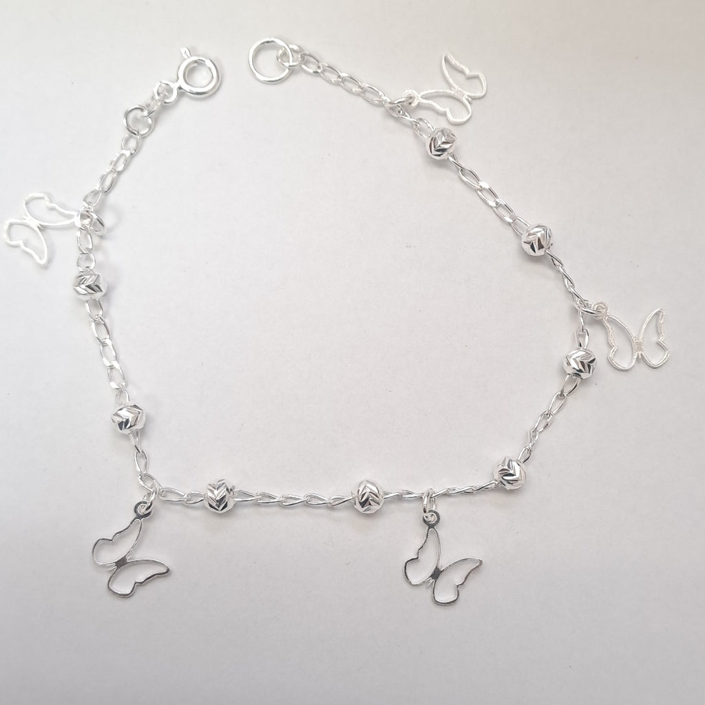 PULSERA TEJIDO ESPECIAL PLATA .925 18 CM 2.8 GR (NUEVO)