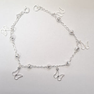 PULSERA TEJIDO ESPECIAL PLATA .925 18 CM 2.8 GR (NUEVO)