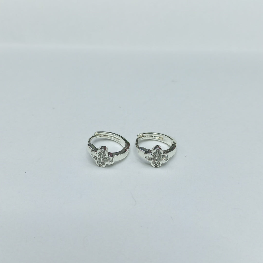 ARRACADAS C/CIRCONIAS PLATA .925 1.9 GR (NUEVO)