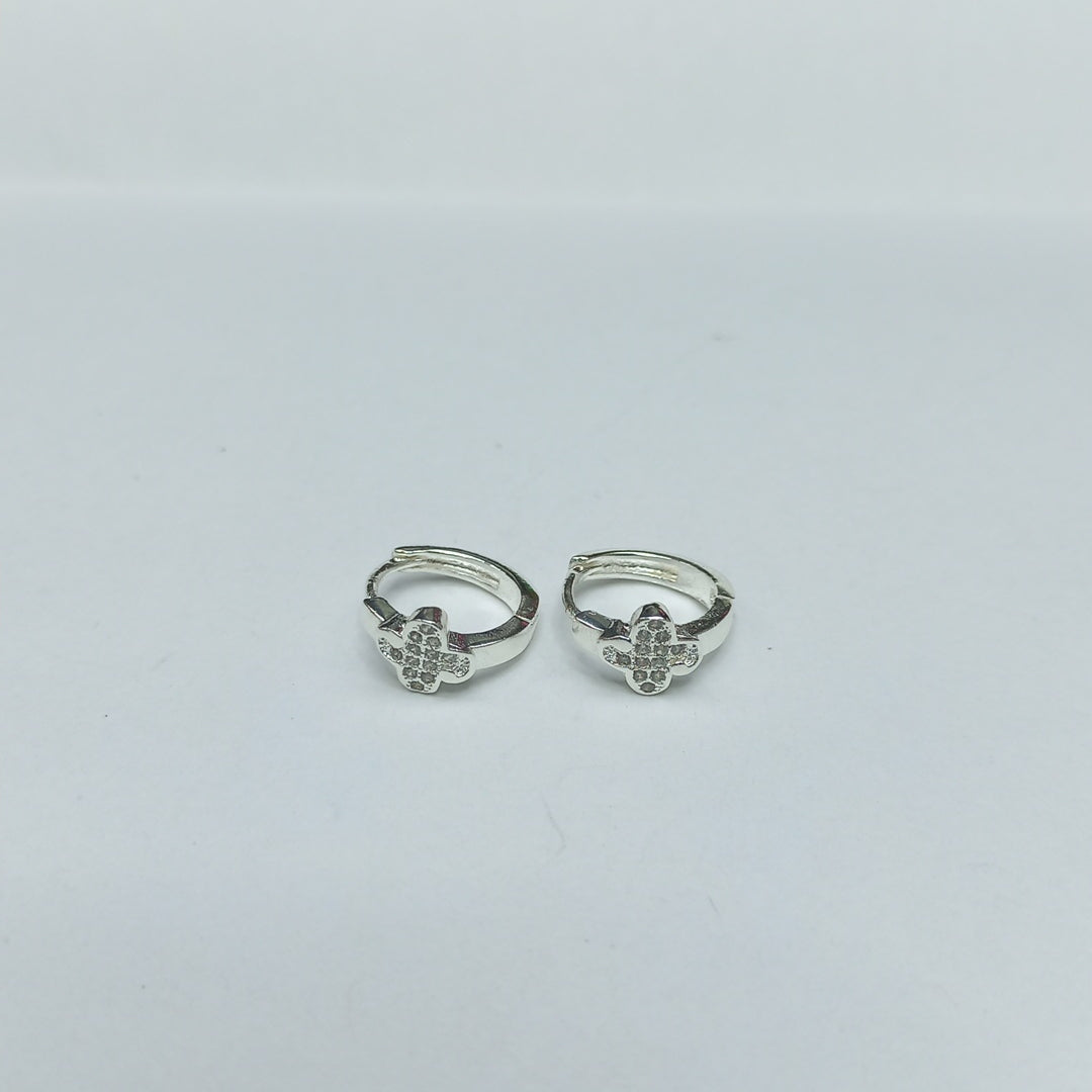 ARRACADAS C/CIRCONIAS PLATA .925 1.9 GR (NUEVO)