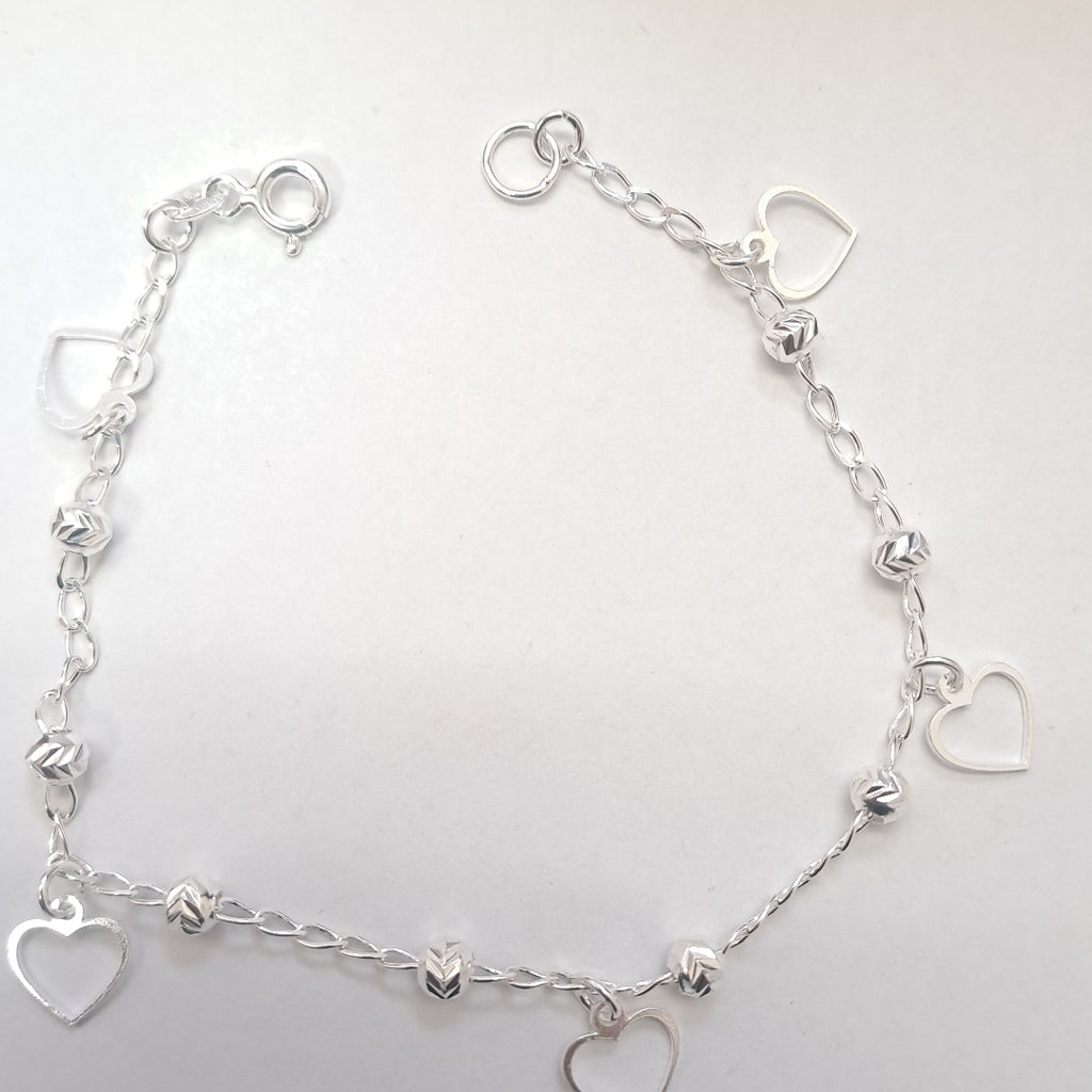 PULSERA TEJIDO ESPECIAL PLATA .925 18 CM 2.7 GR (NUEVO)