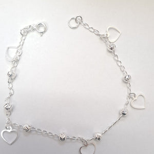 PULSERA TEJIDO ESPECIAL PLATA .925 18 CM 2.7 GR (NUEVO)