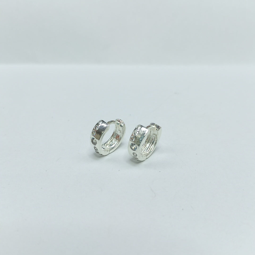 ARRACADAS C/CIRCONIAS PLATA .925 2.1 GR (NUEVO)