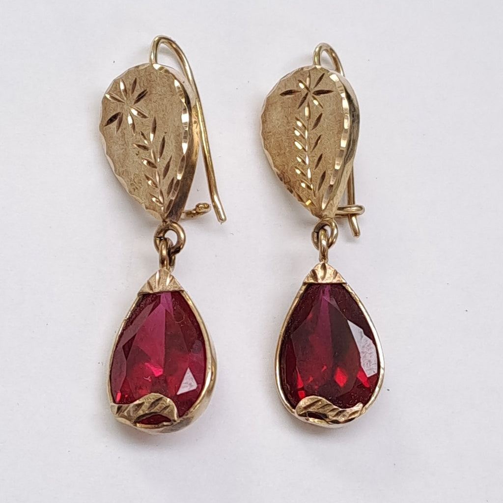 ARRACADAS PAR ORO 10 K 6,80 GRMS (SEMINUEVO)