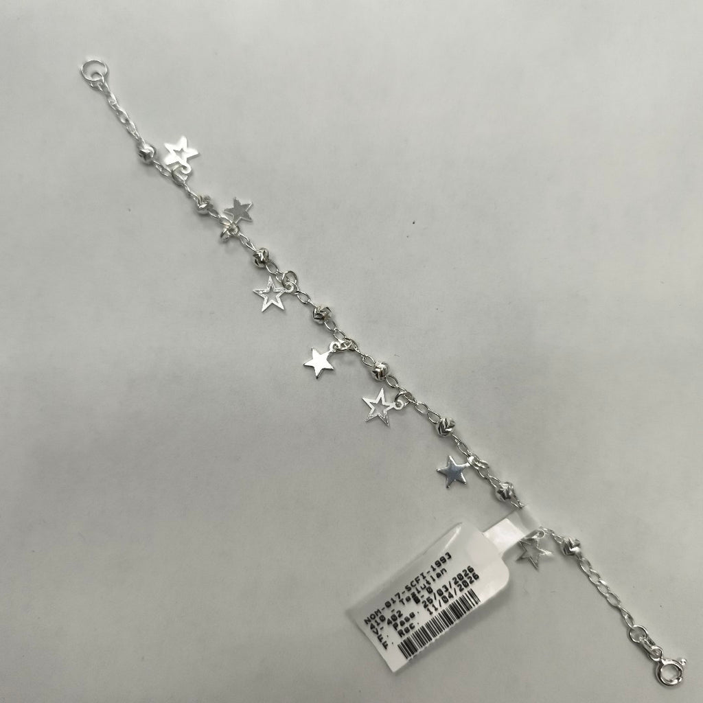 PULSERA TEJIDO ESPECIAL PLATA .925 18 CM 3.1 GR (NUEVO)