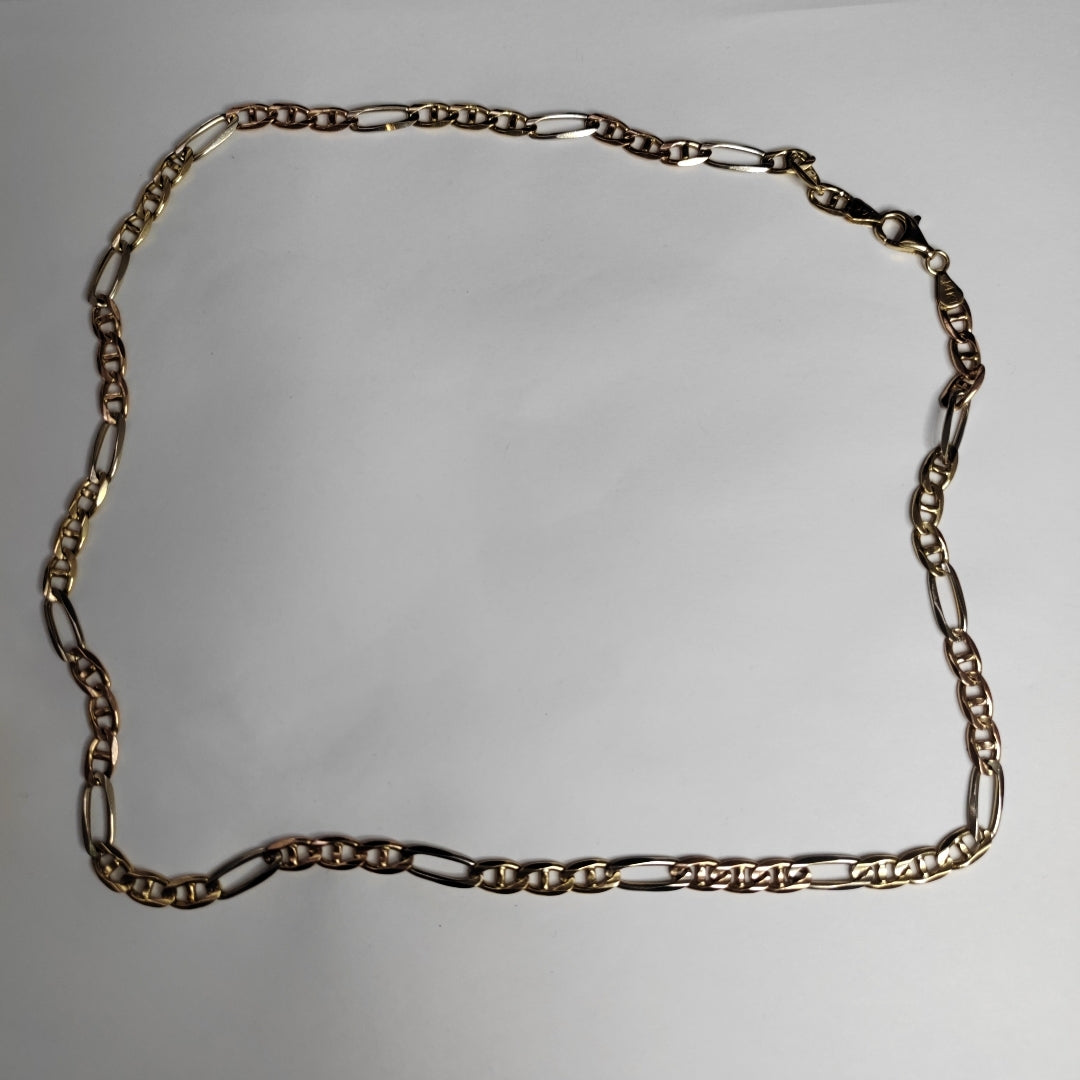 CADENA ORO, ORO COMBINADO 14 K 29 GRMS (SEMINUEVO)