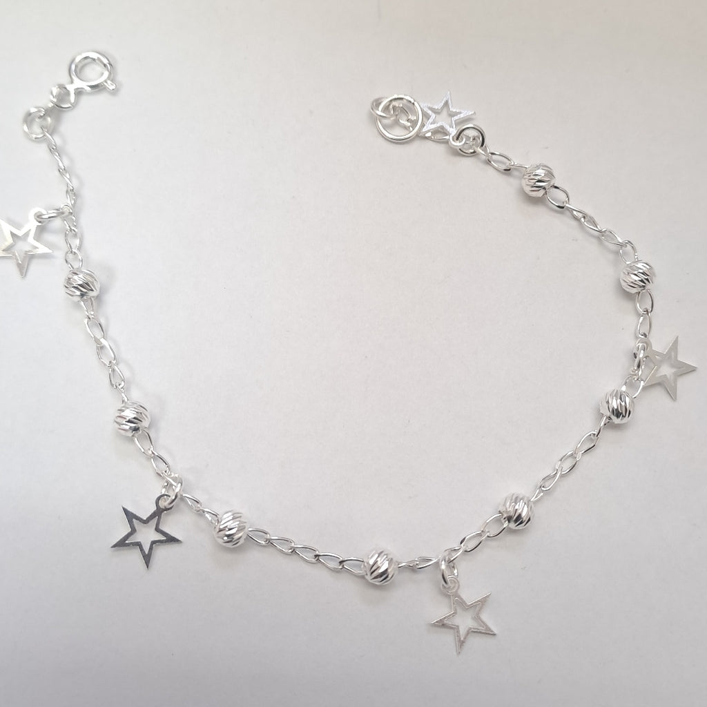 PULSERA TEJIDO ESPECIAL PLATA .925 18 CM 2.7 GR (NUEVO)