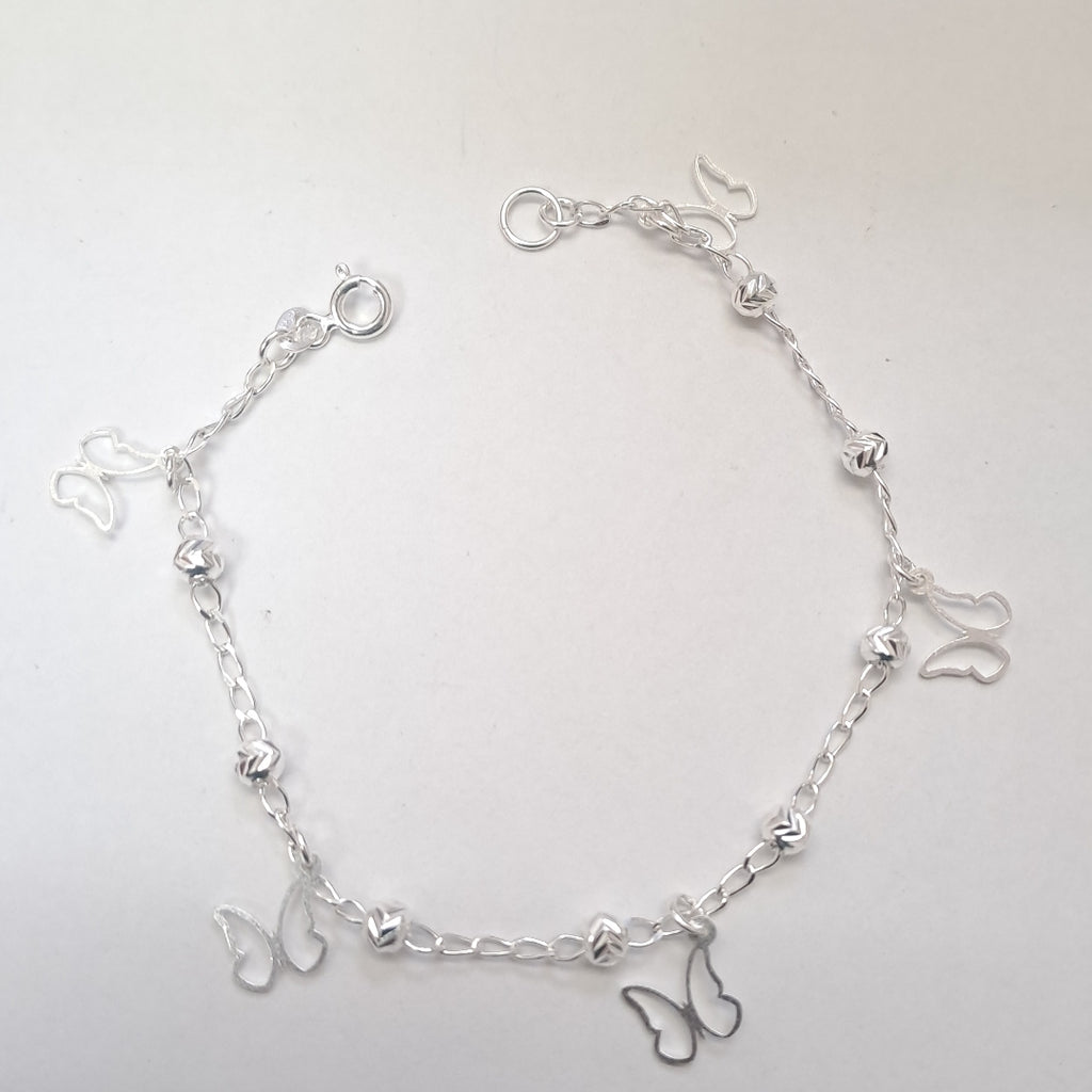 PULSERA TEJIDO ESPECIAL PLATA .925 18 CM 2.8 GR (NUEVO)